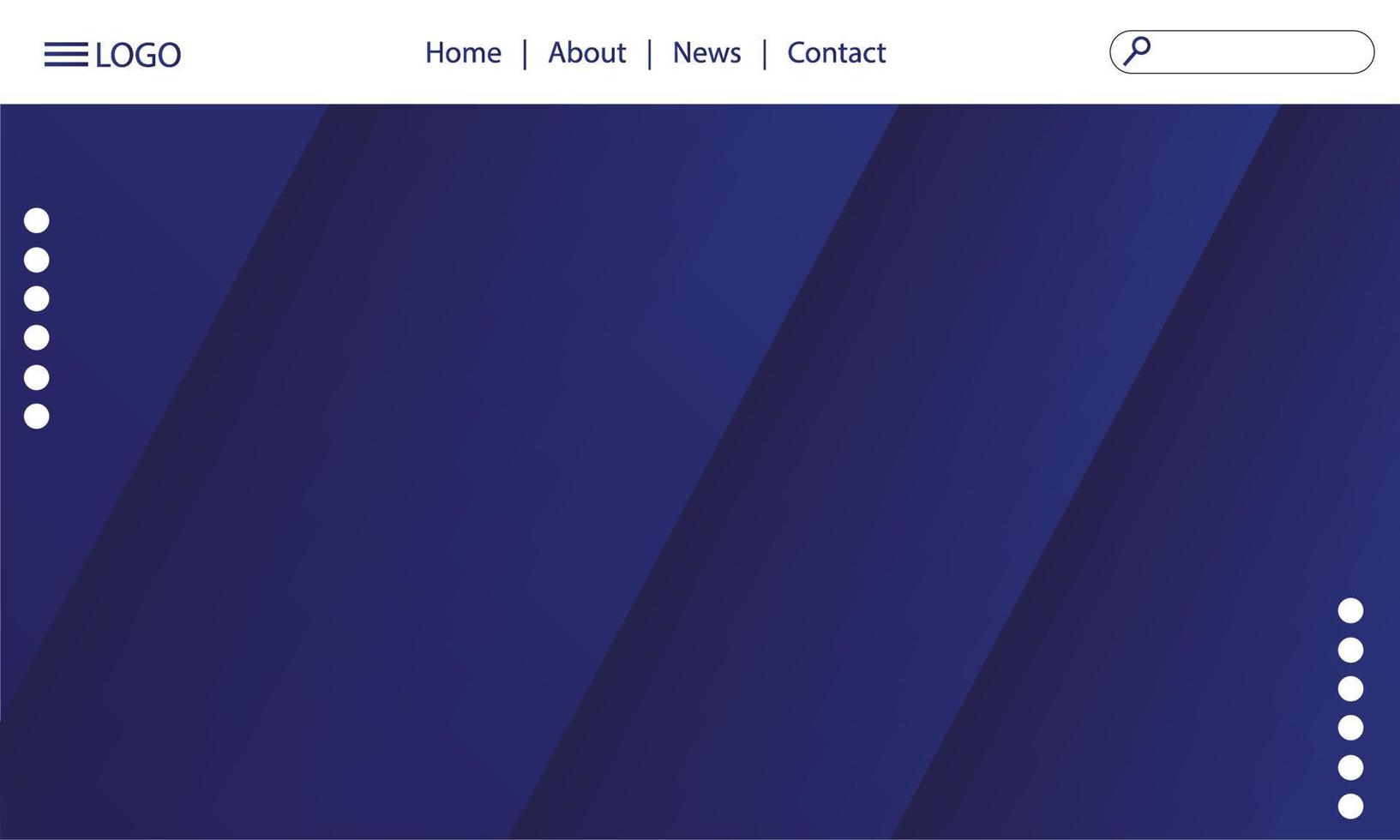 web page design template for business, finance and marketing. Blue modern vector illustration concept for website development and mobile website.