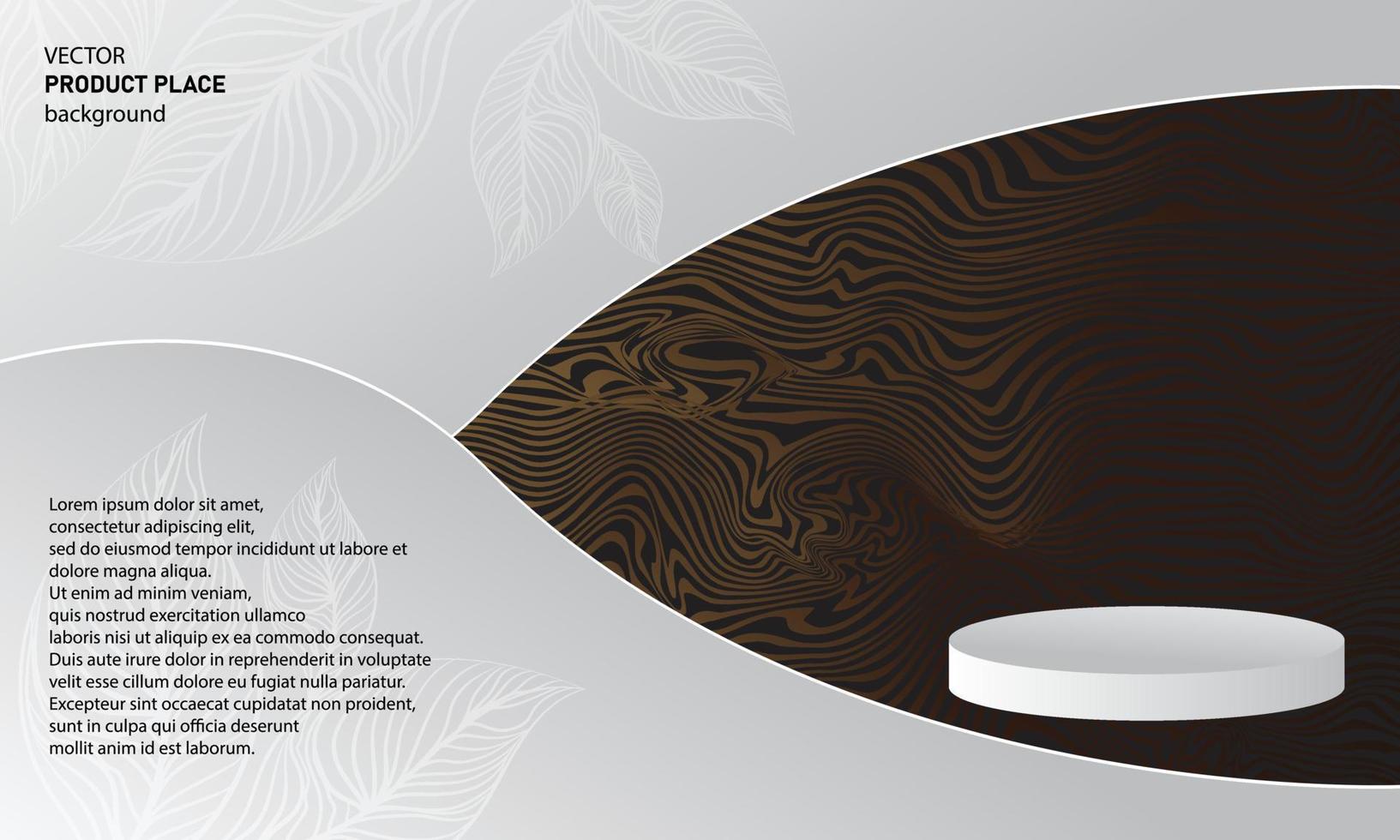 formas y naturaleza ilustración de papel de fondo textura de madera y papel 3d. vector