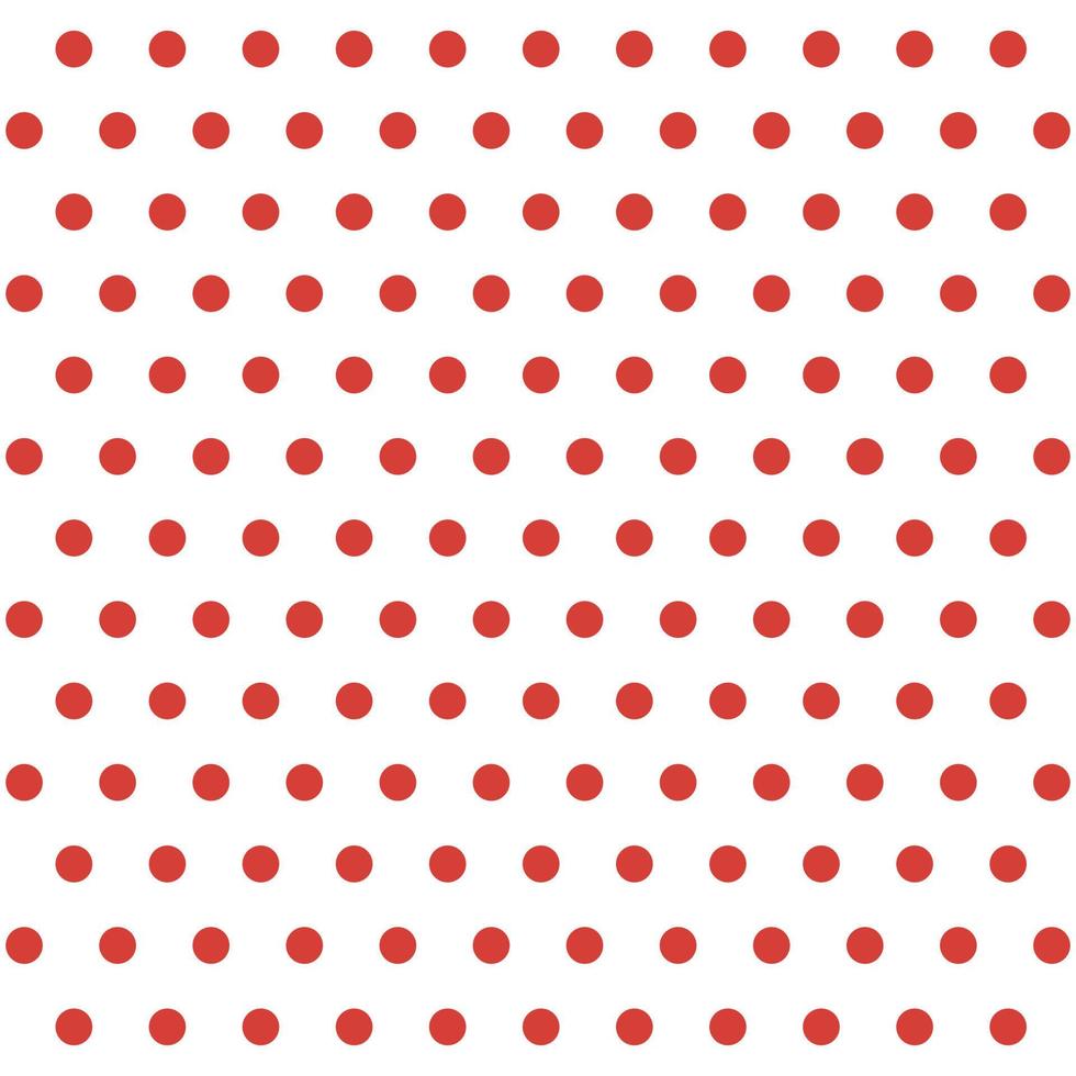 red white dot seamless pattern vector