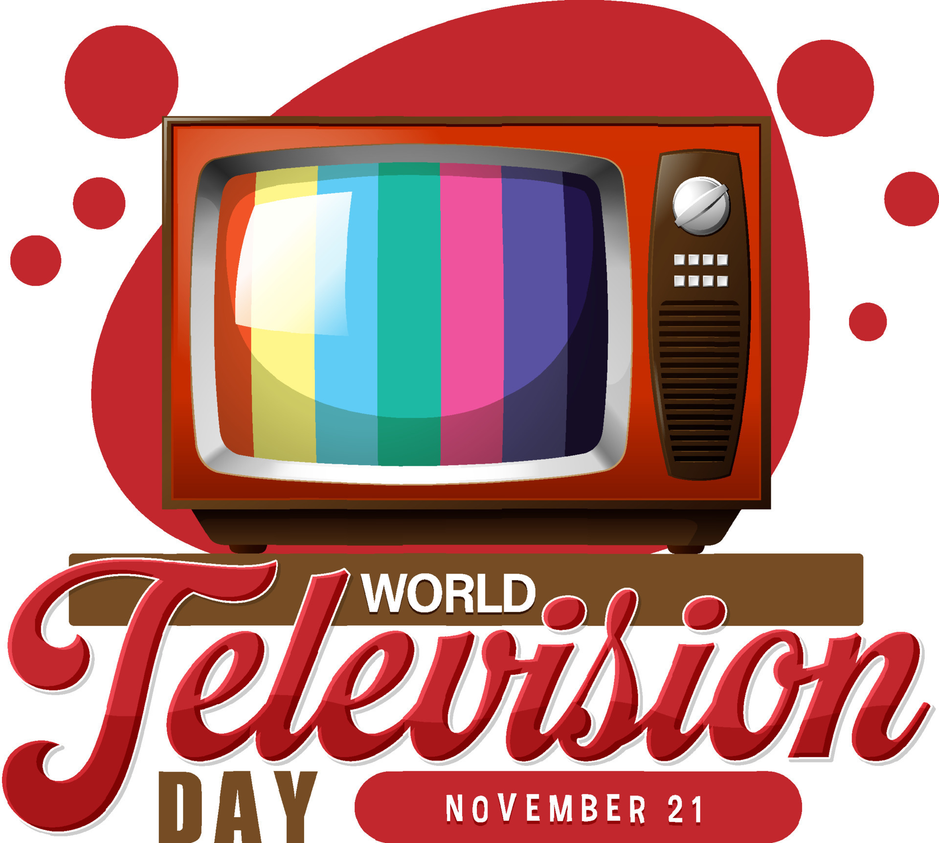 World television day poster design 12822579 Vector Art at Vecteezy