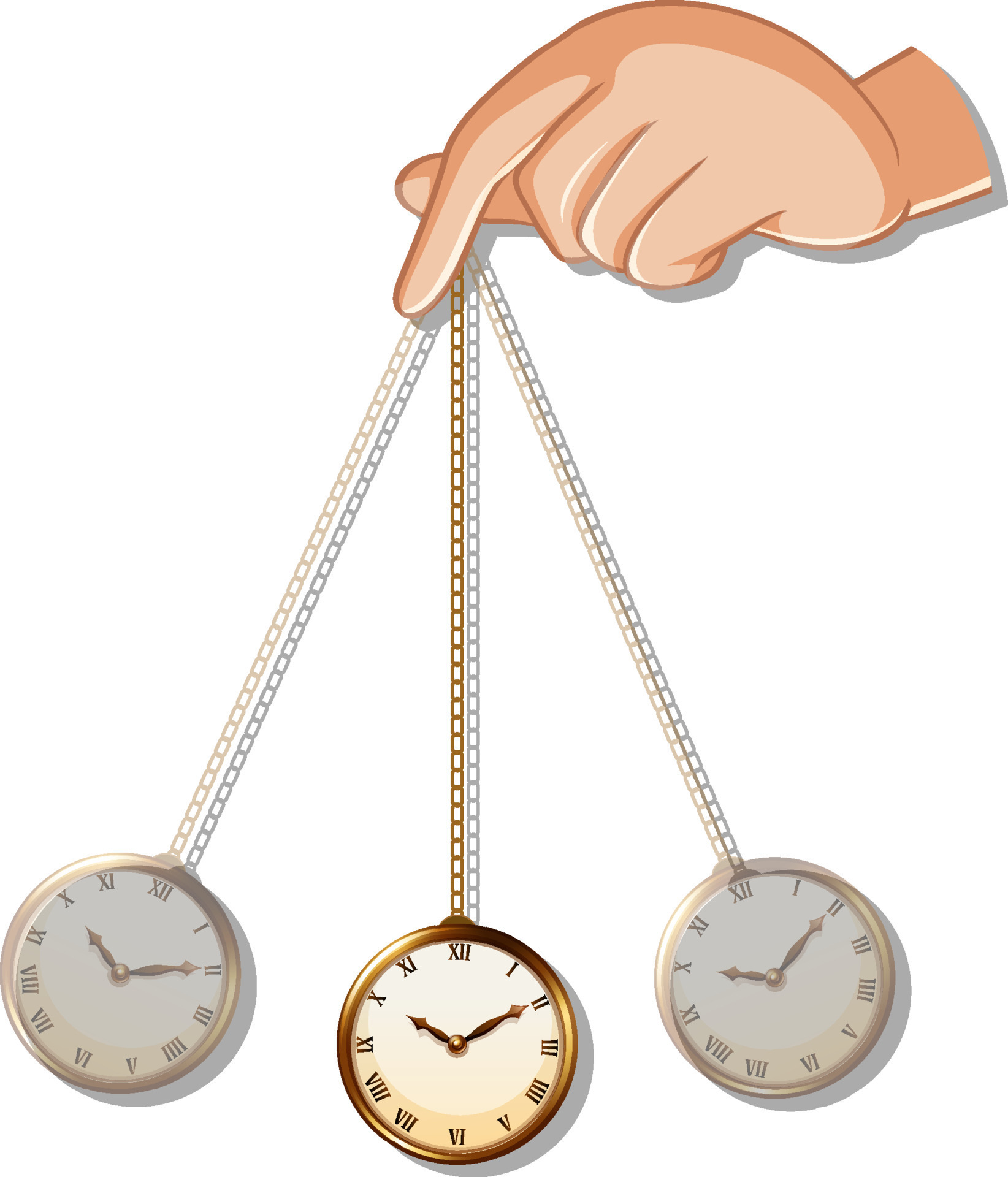Hypnosis clock vector concept 12822616 Vector Art at Vecteezy