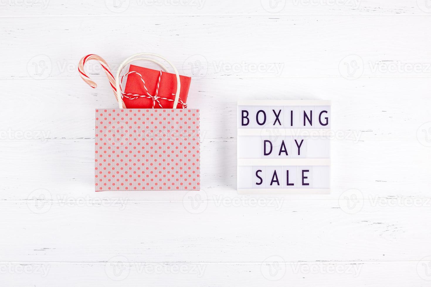 Boxing day sale seasonal promotion photo