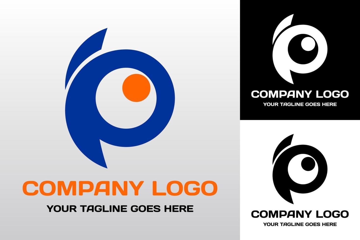 diseño de logotipo de empresa simple vector