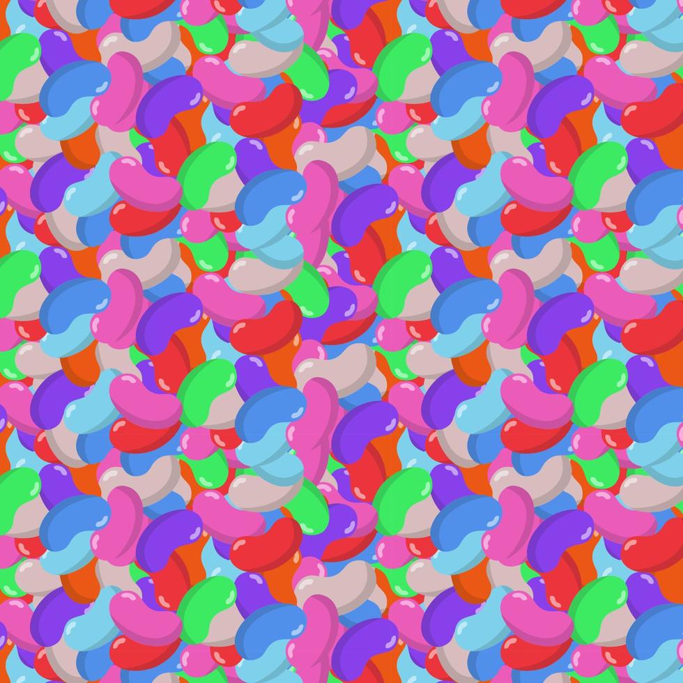 seamless jelly beans vector pattern