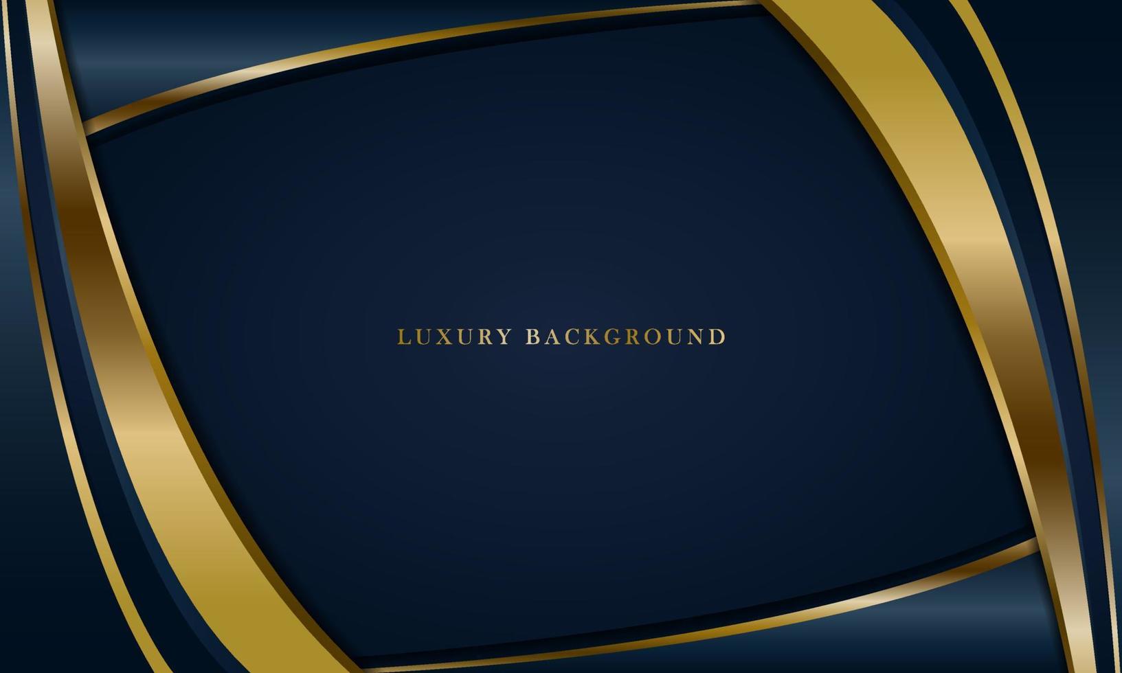 Luxury Navy Blue Background With a golden color combination. vector