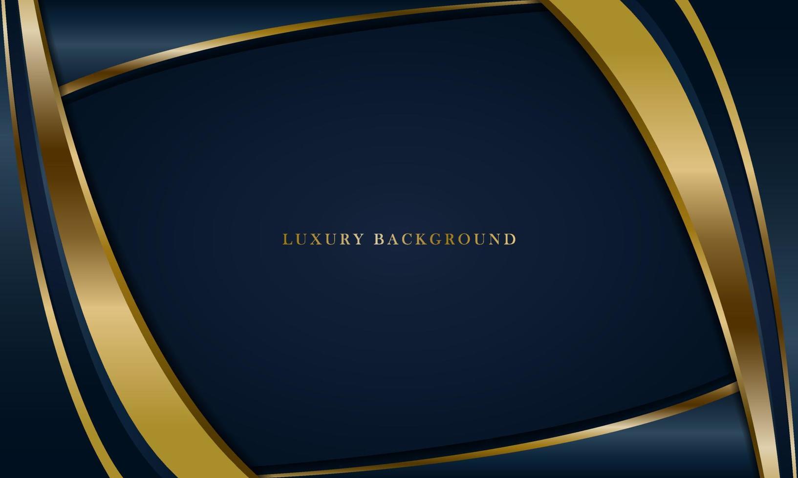 Luxury Navy Blue Background With a golden color combination. vector