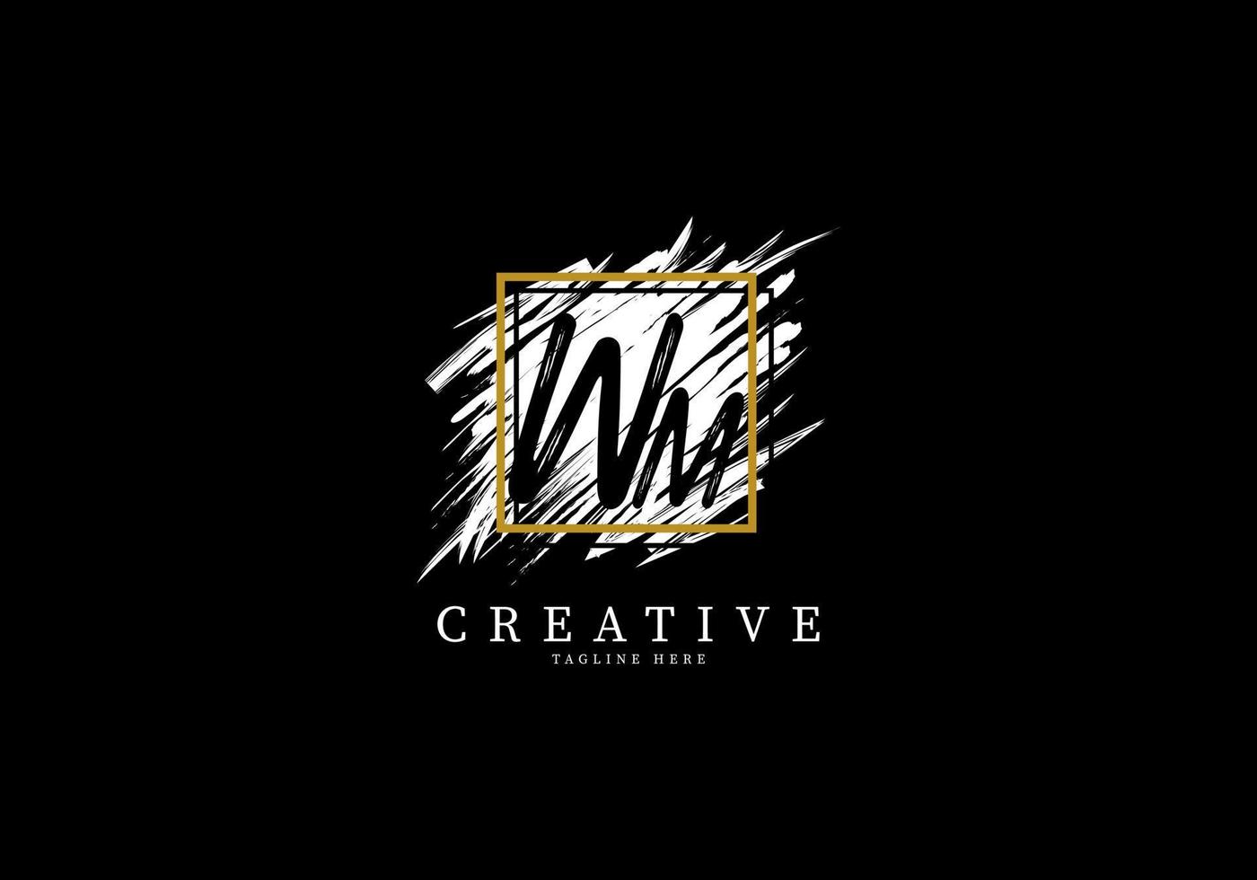 Initial Letter WM Splash Grange Logo vector