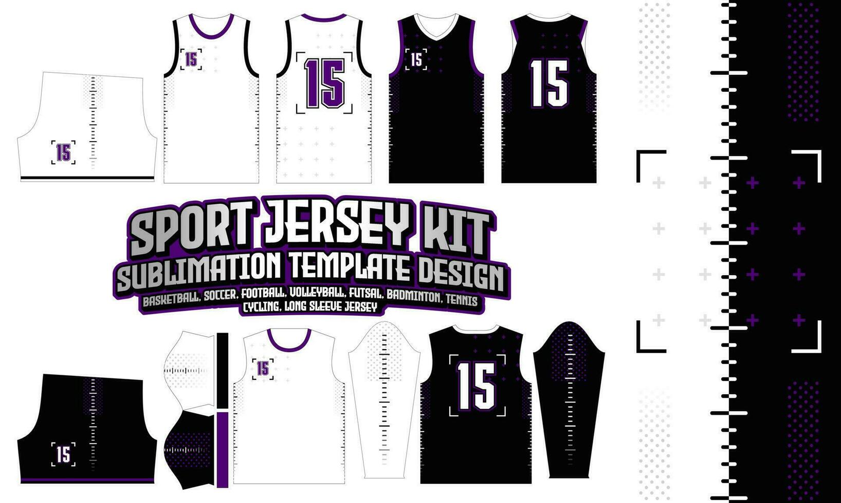 Jersey design 140 pattern textile for Sport t-shirt, Soccer, Football, E-sport, Volleyball jersey, basketball jersey, futsal jersey. vector