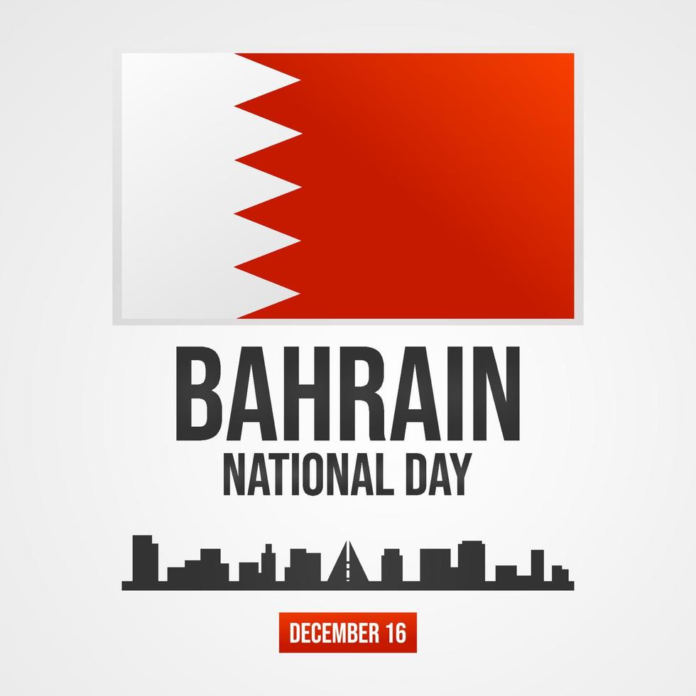 día nacional de bahrein vector