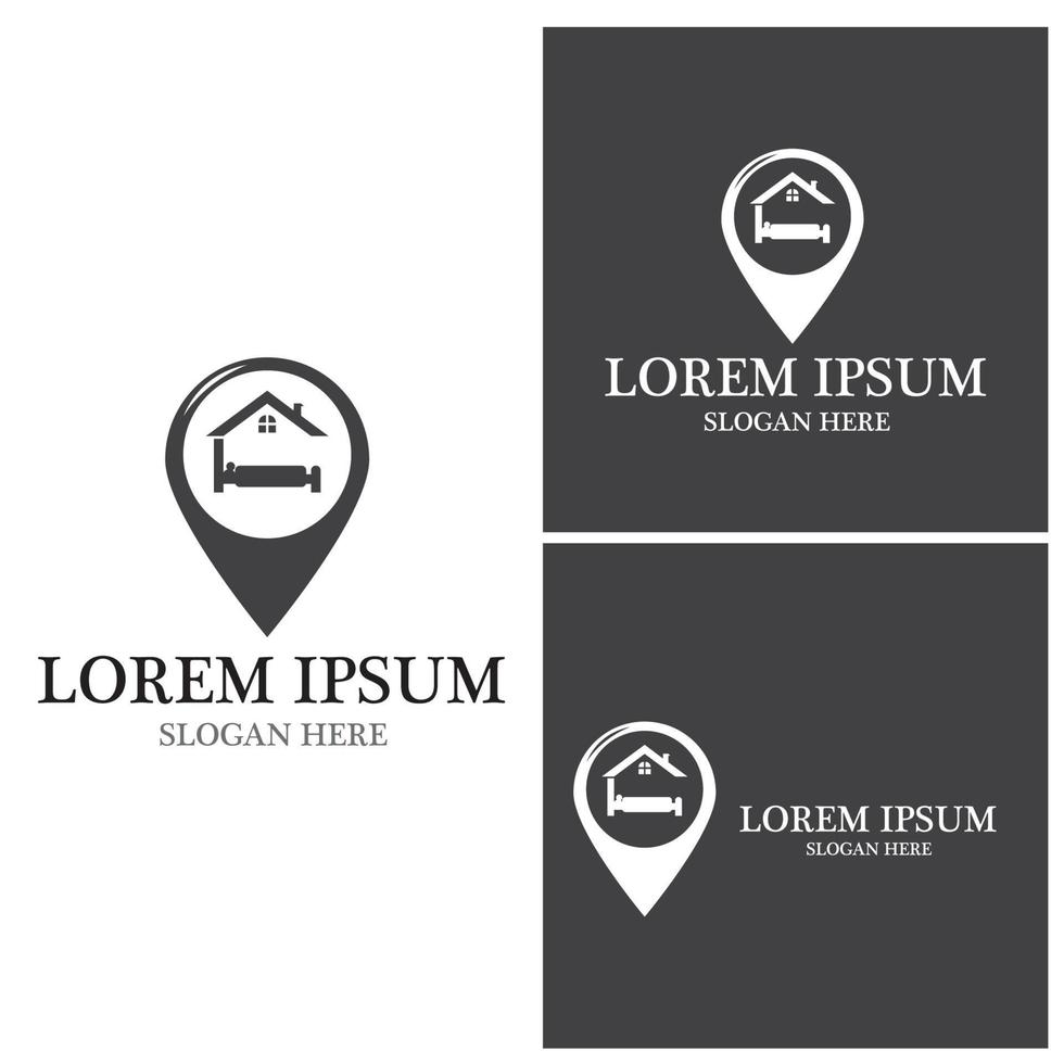 Motel Icon And Symbol Vector Template