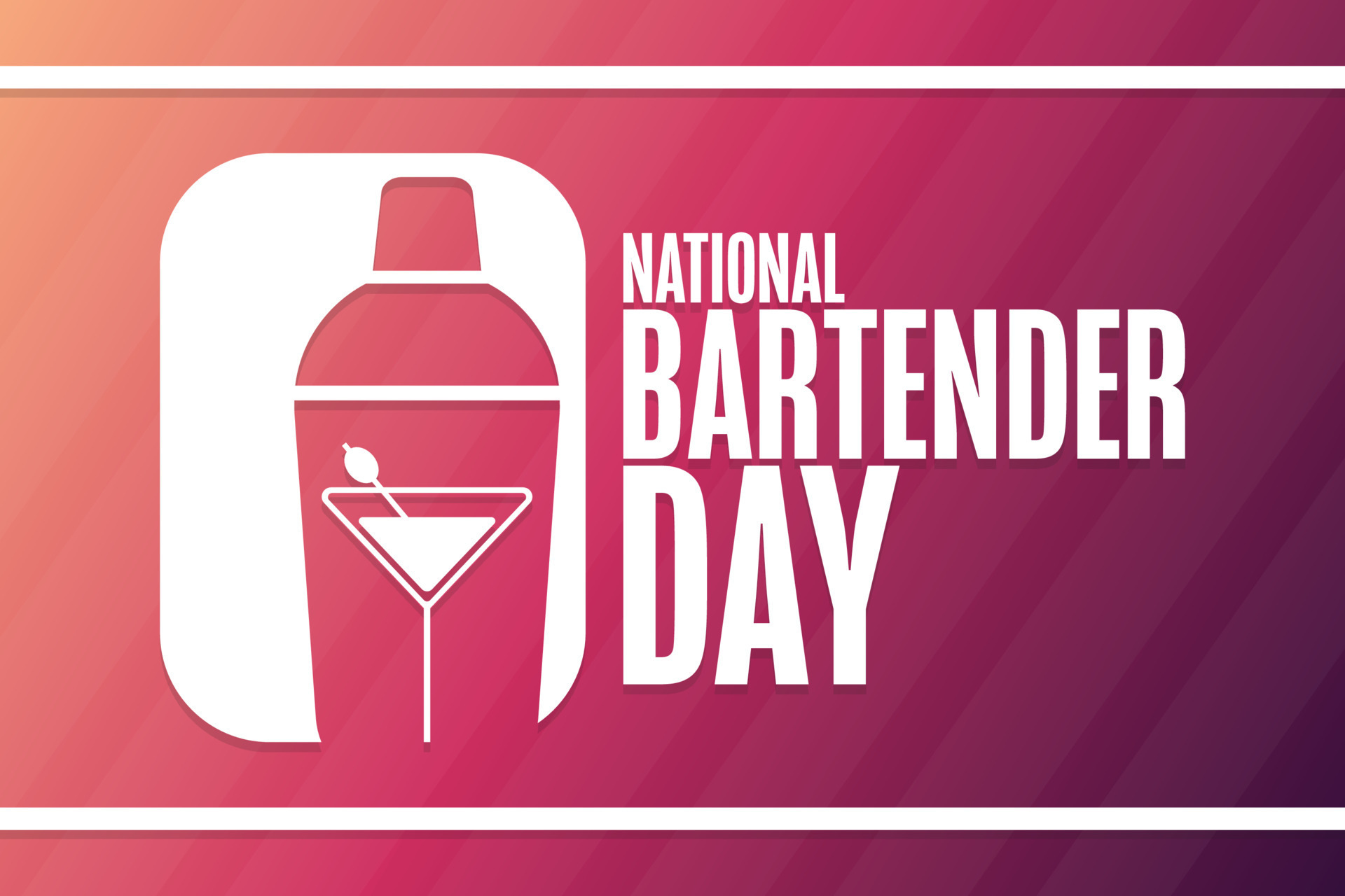 National Bartender Day. Holiday concept. Template for background