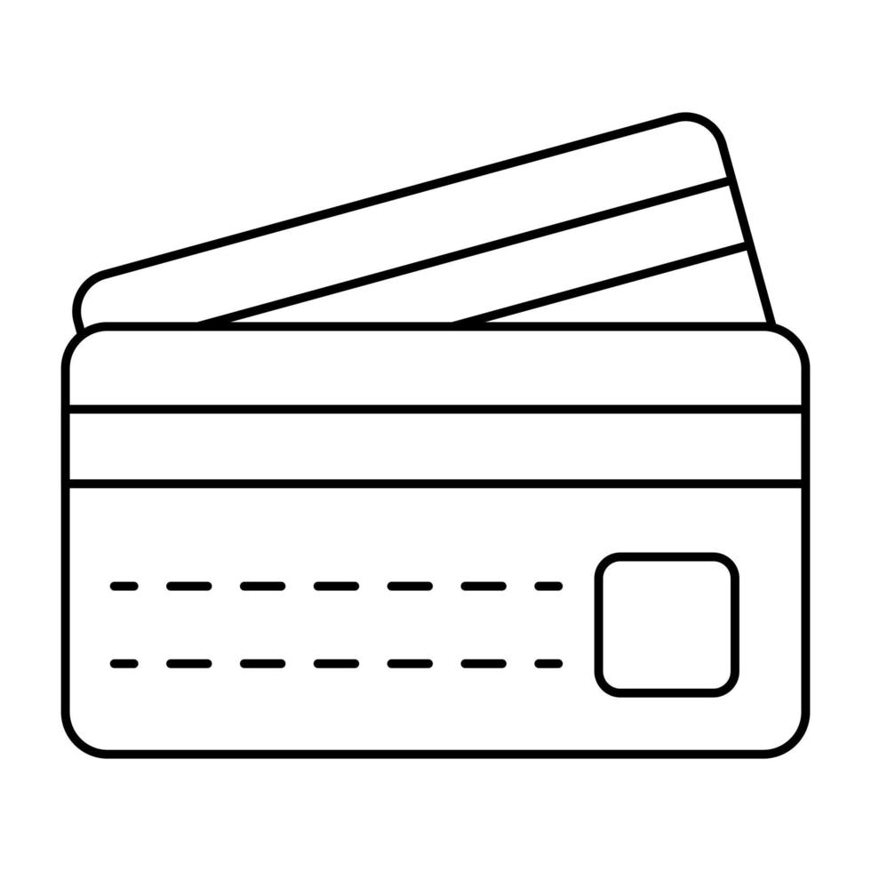 Premium download icon of atm cards vector