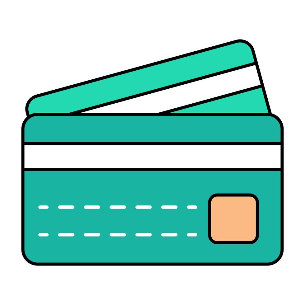 Premium download icon of atm cards vector