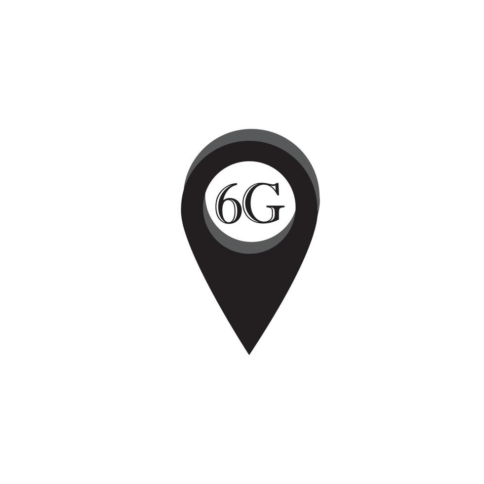 icono de internet 6g vector