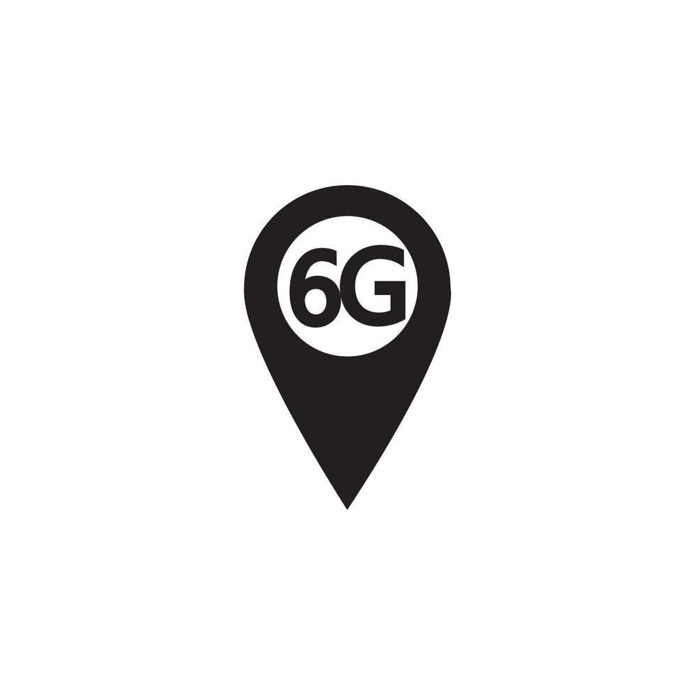 6G internet icon vector