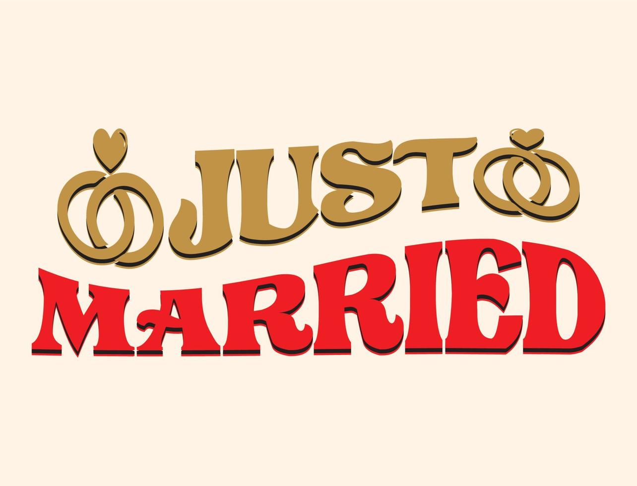 Wedding t-shirt design vector