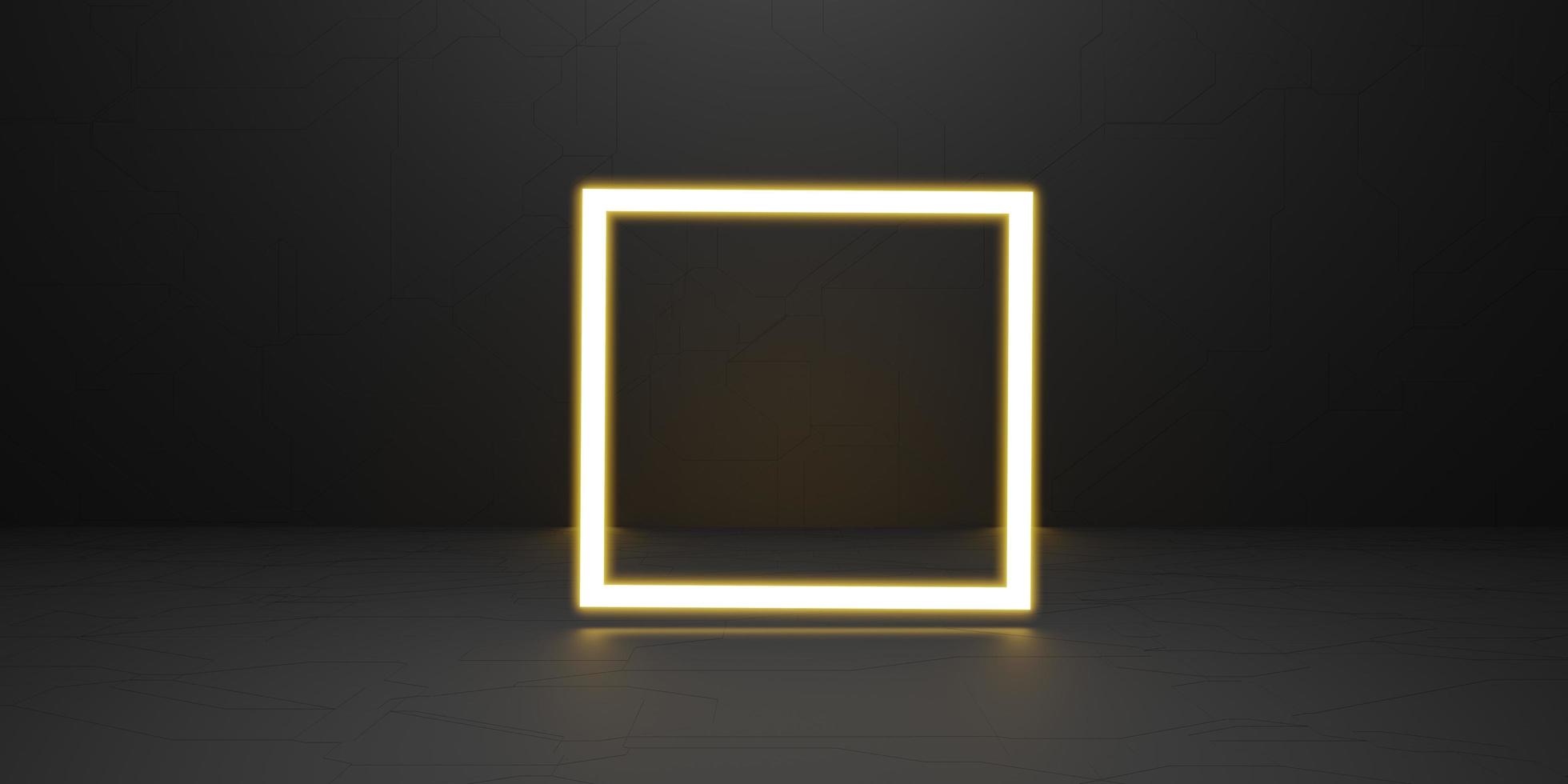 scene laser light background neon light modern technology style platform 3d illustration photo