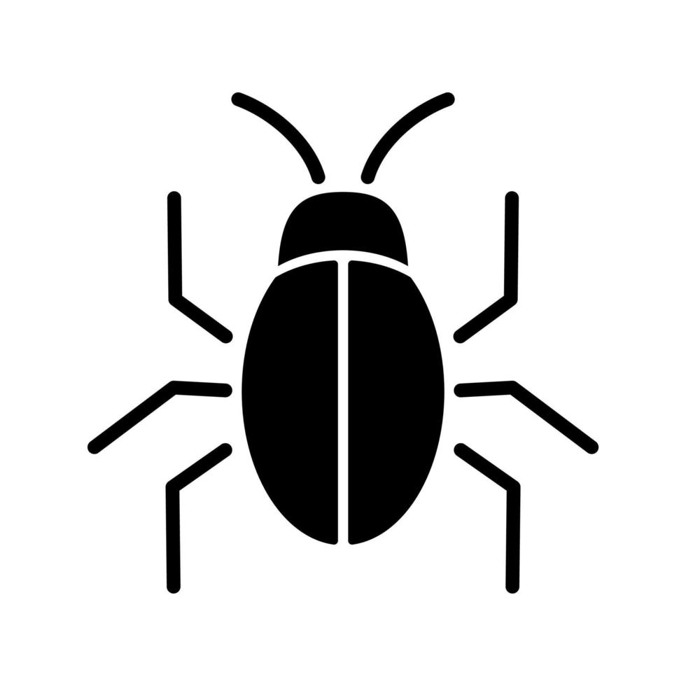 Cockroach flat icon vector