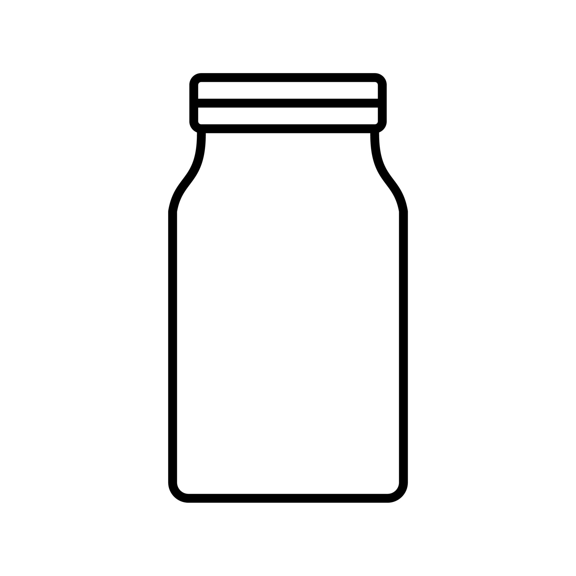 jar glass outline icon 12827635 Vector Art at Vecteezy