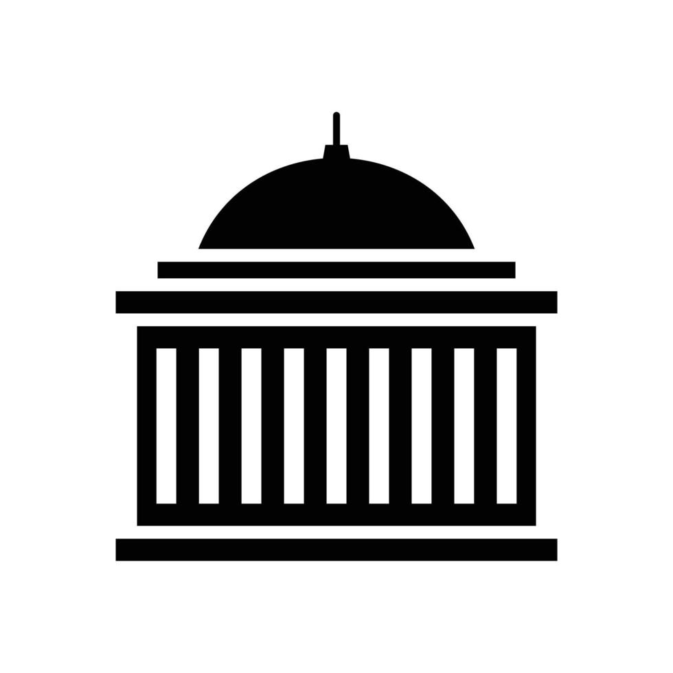 Capitol building vector icon