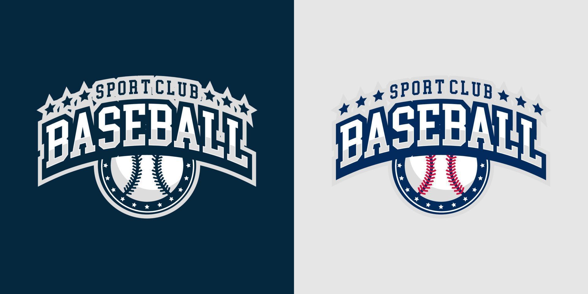 Baseball logotype template. Modern logo and symbol of sport. Bat stick and helmet concept. Vector eps 10.