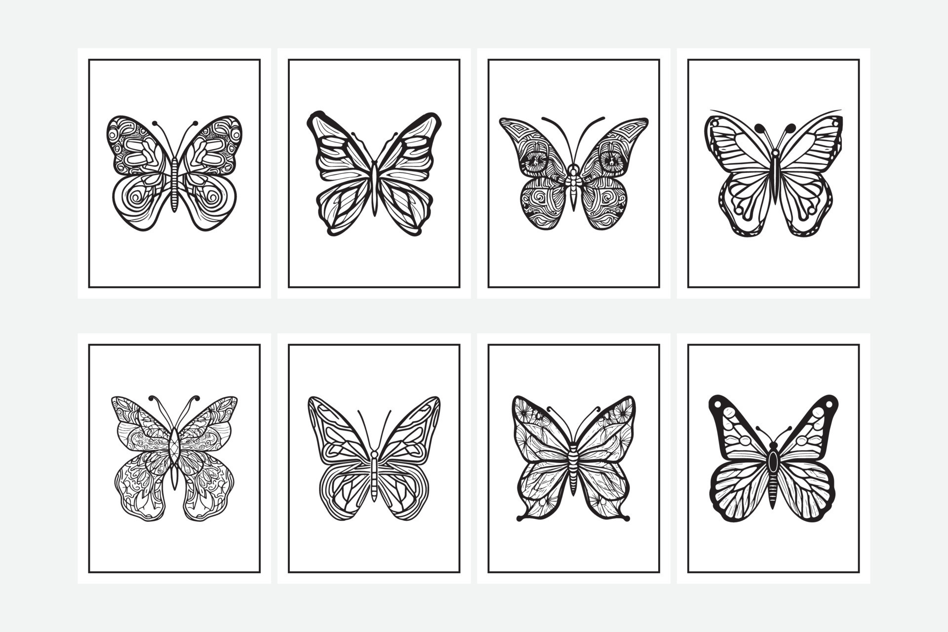 Chocolate Butterfly Template