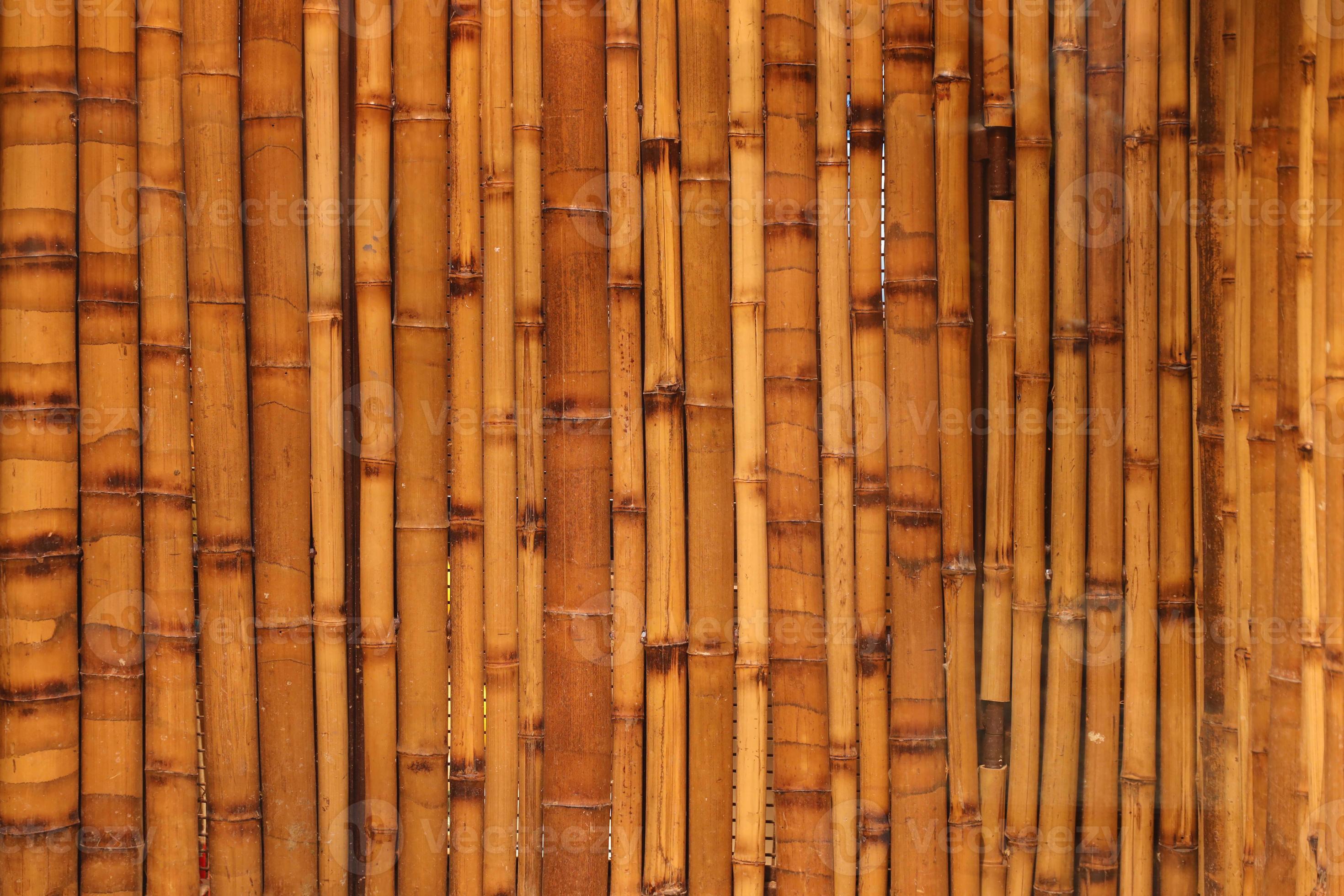 Brown bamboo texture background coming from natural bamboo straws. The