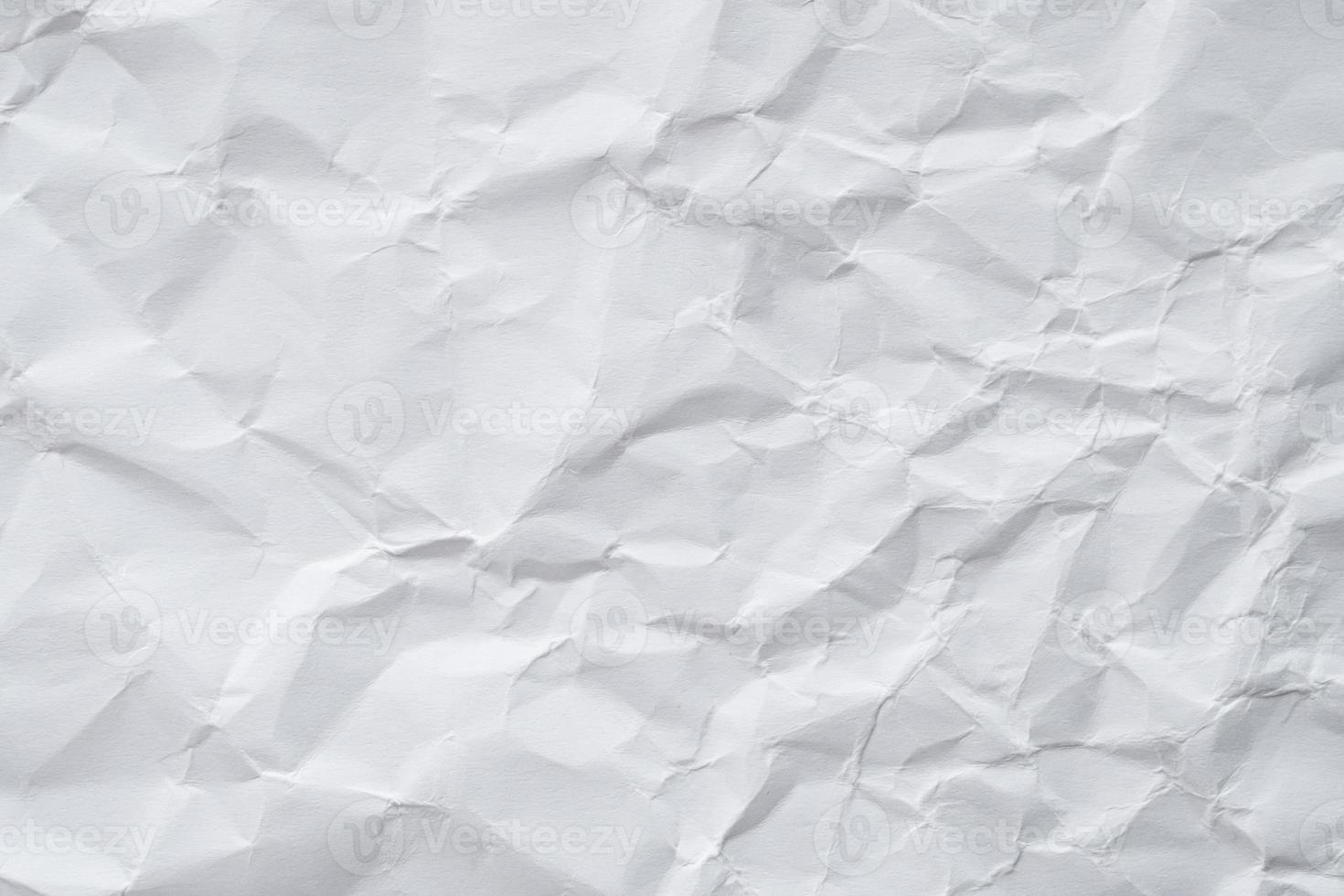 Fondo de textura de papel arrugado blanco abstracto foto