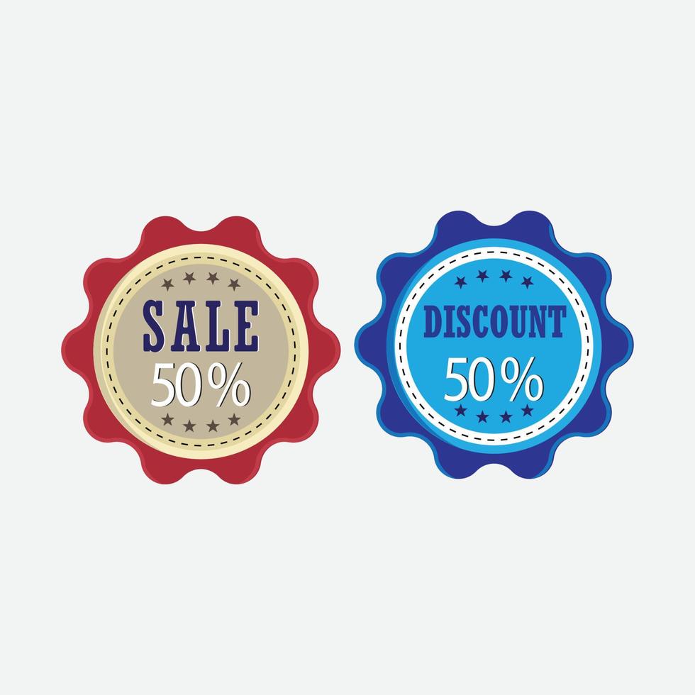 Stickers for SALE Arrival shop product tags vector