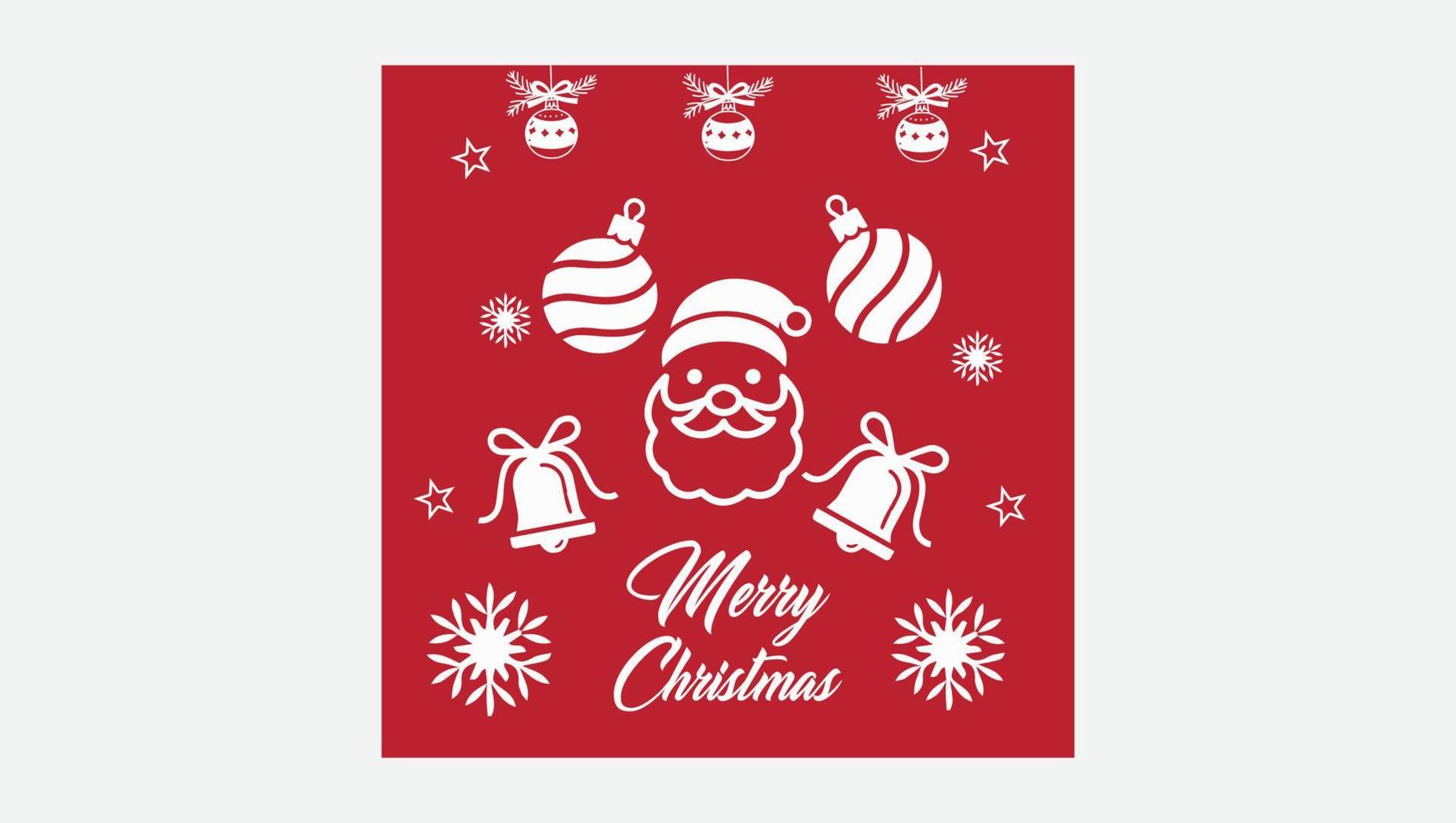 Christmas party holiday banner template vector
