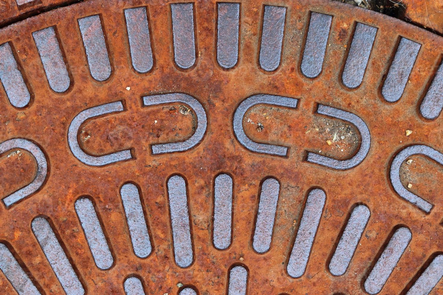 Detailed close up view on metal and steel surfaces. photo