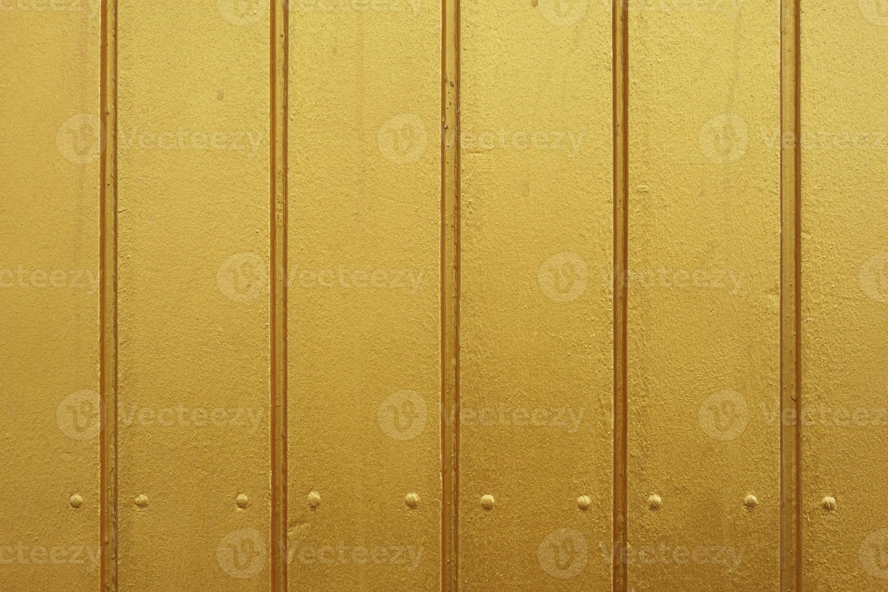 gold paint wood panelling or timber cladding background 12830601 Stock