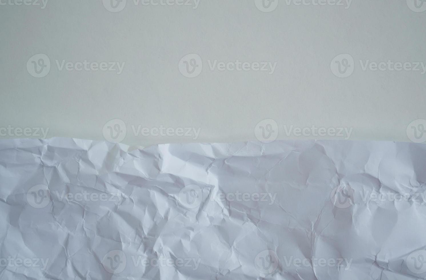 Texture, background. White crumpled paper. photo