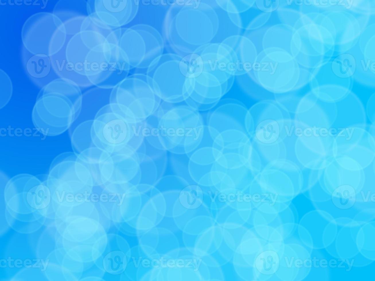 fondo con efecto bokeh redondo, azul. foto