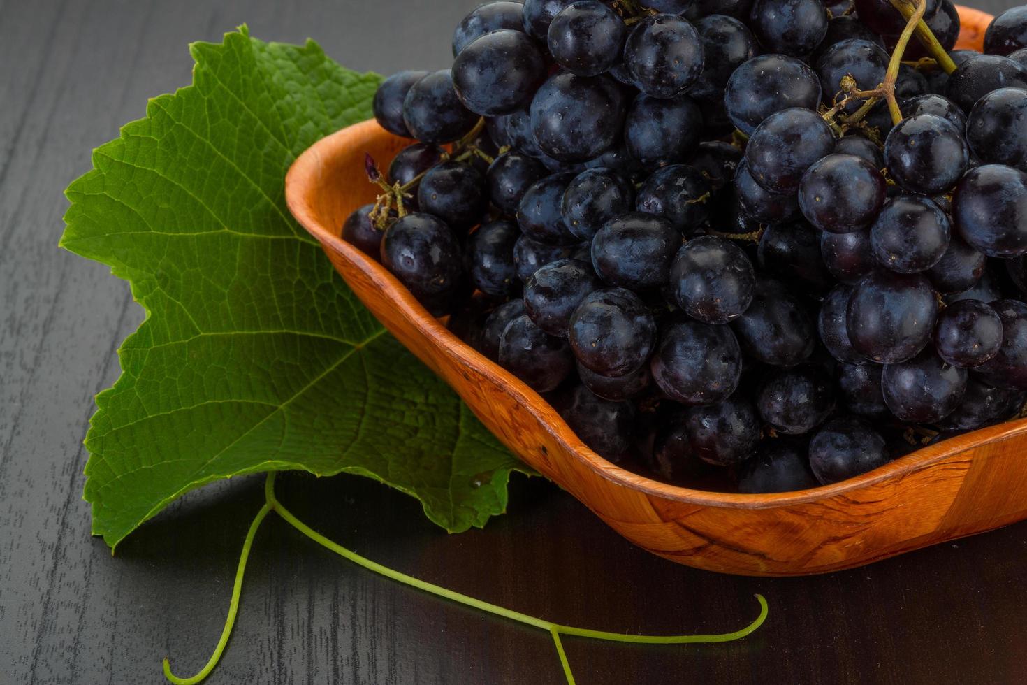 Grape dish view photo