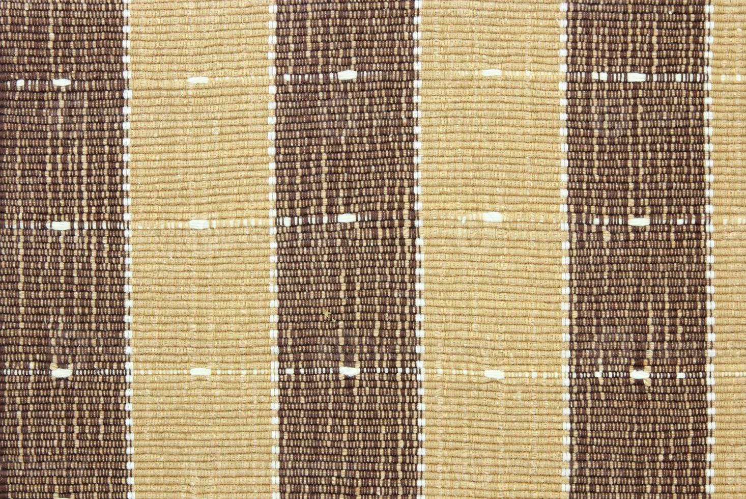 textura de rayas de tela marrón para el fondo foto