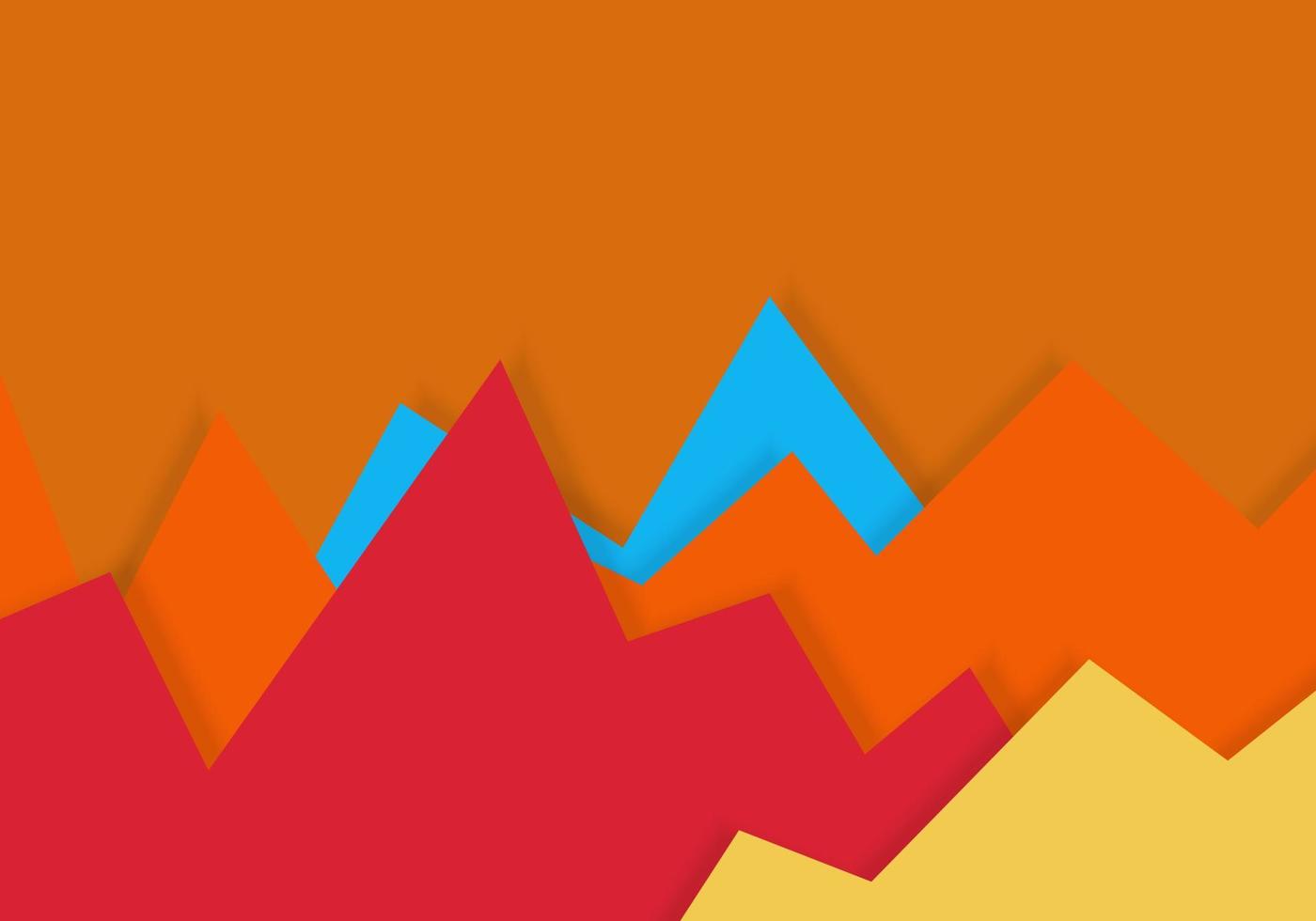 Minimalist abstract colorful paper style background. Vector illustration.