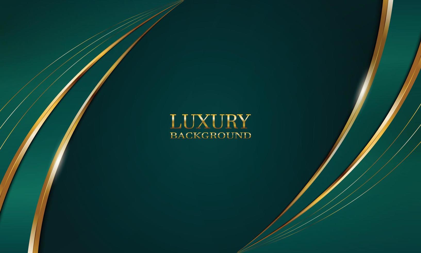 Luxury golden curved background. Vector. vector