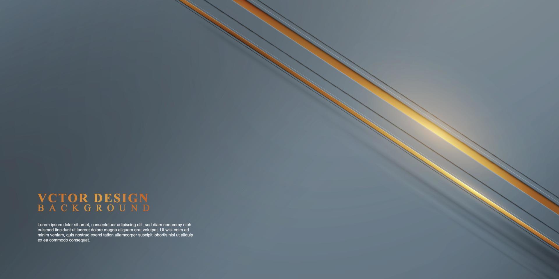 Golden lines background. vector