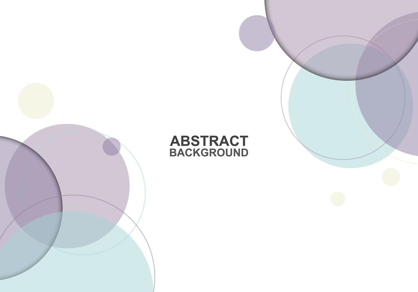 fondo de banner de círculo abstracto minimalista. vector. vector