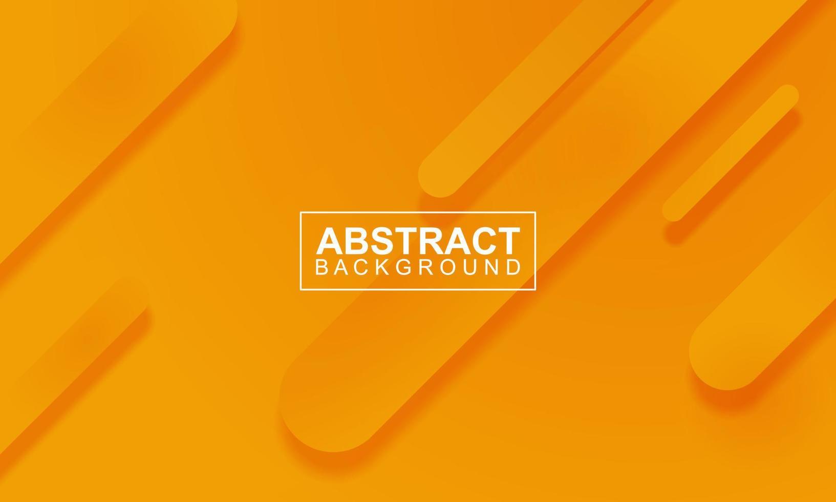 Modern orange banner background with minimalist rounded stripes. Vector. vector