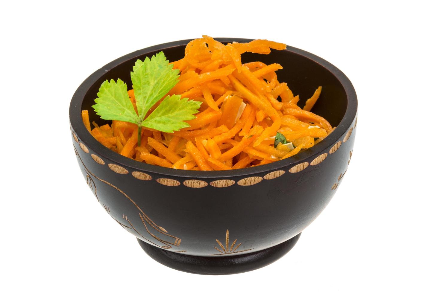 Korean Carrot dish view photo