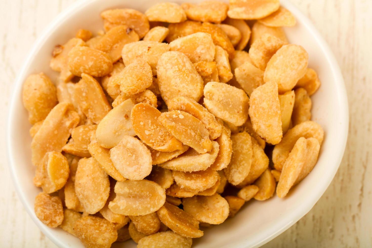 Peanut dish view photo