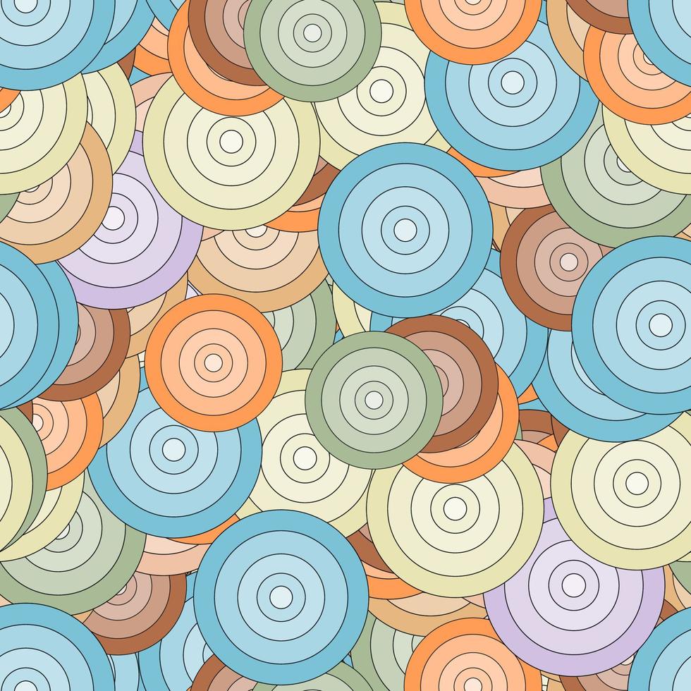 Fantasy messy freehand doodle geometric shapes seamless pattern.  Infinity ditsy scribble abstract card, layout. Creative background. Textile, fabric, wrapping paper. vector