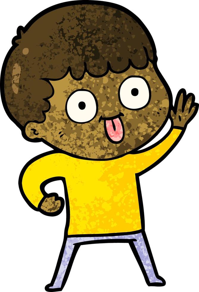 Vector man character in cartoon style