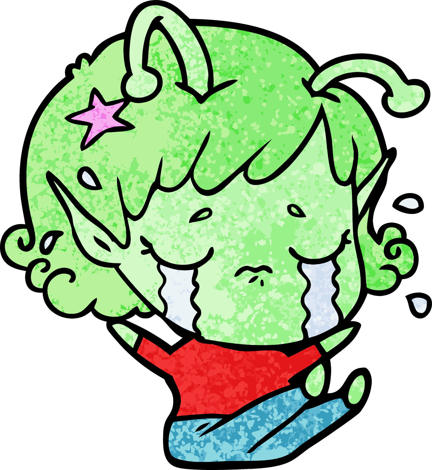 Cartoon alien character 12835236 Vector Art at Vecteezy