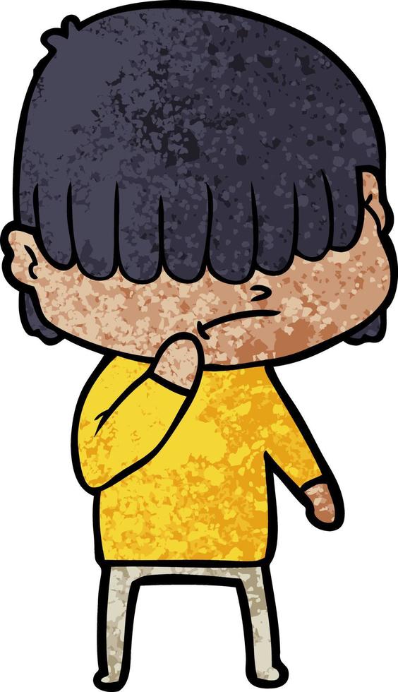 Cartoon man character vector