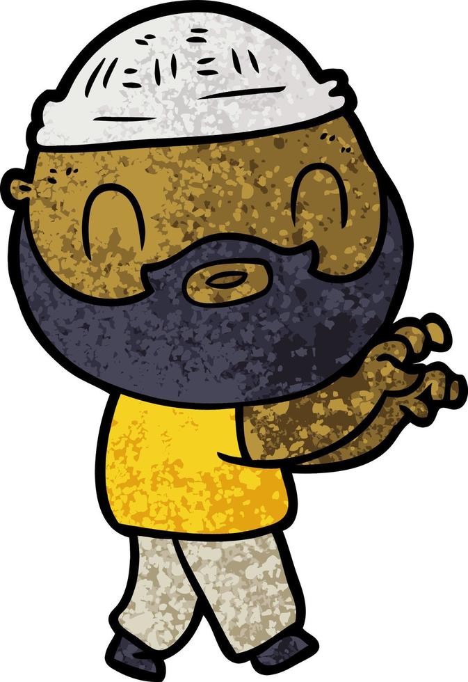 Cartoon man character vector