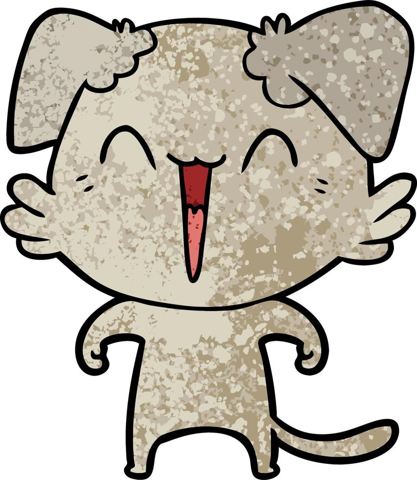 Cartoon dog character vector