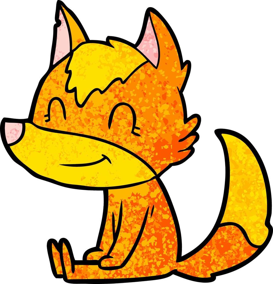 Cartoon fox character vector